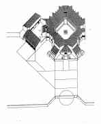 pict 35 * 35. Residence for Governor of Manica and Sofala - Vila Pery - axonometric * 1052 x 1274 * (39KB)